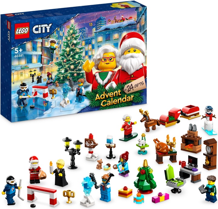 Actual product image LEGO City Advent Calendar 2023