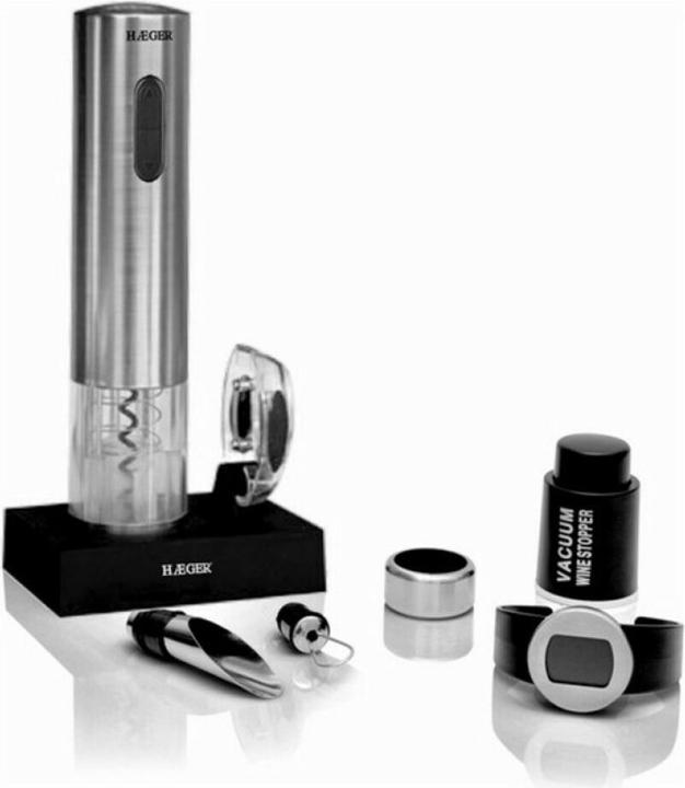 Produktbild Haeger LUCCA pack (Elektrischer Korkenzieher)