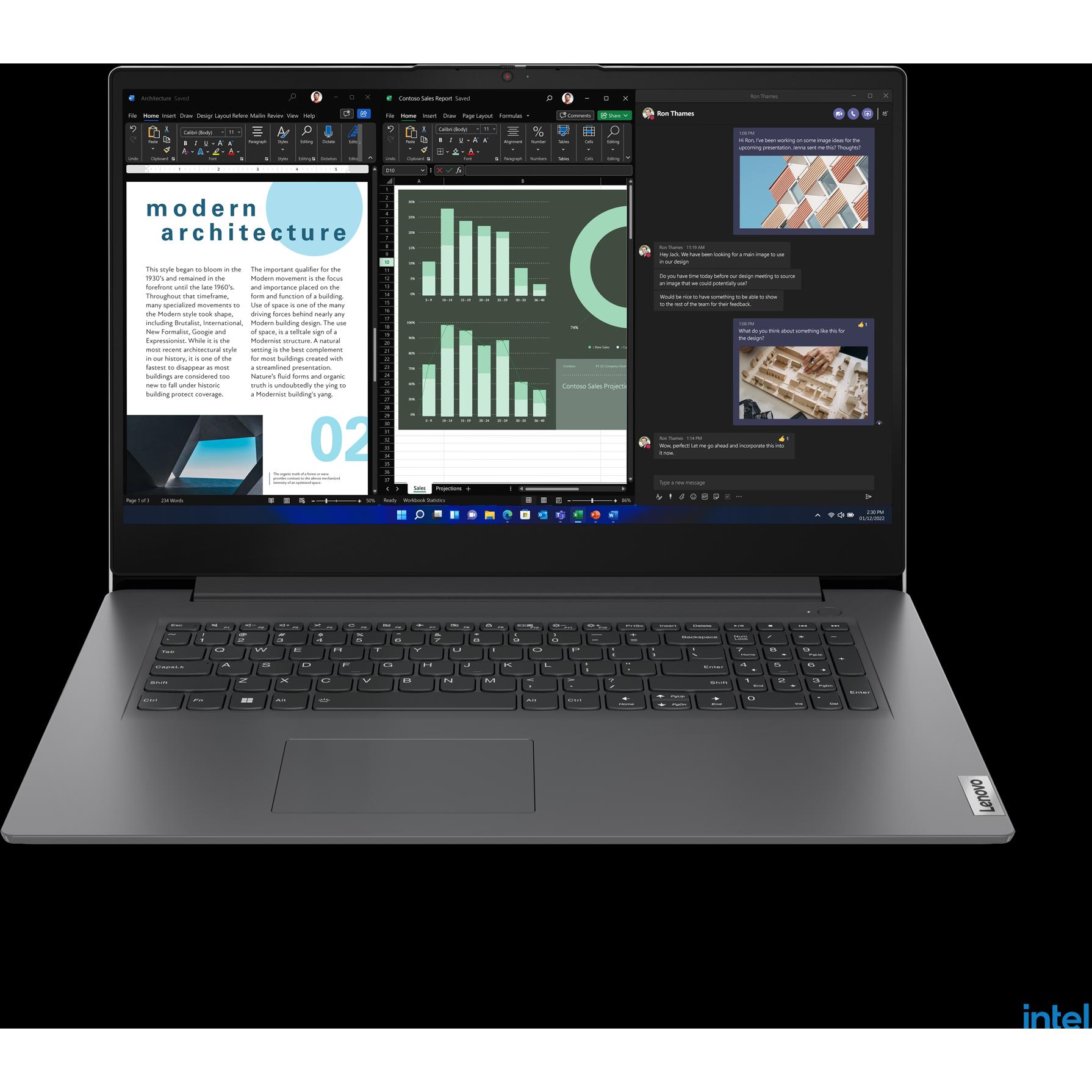 Lenovo V17 Gen 4 (17.30", Intel U300, 8 GB, 512 GB, DE), Notebook, Grau