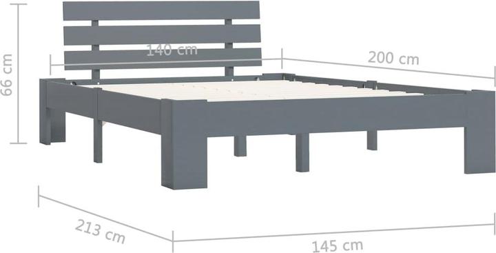 Image du produit vidaXL Bettgestell (140 x 200 cm)