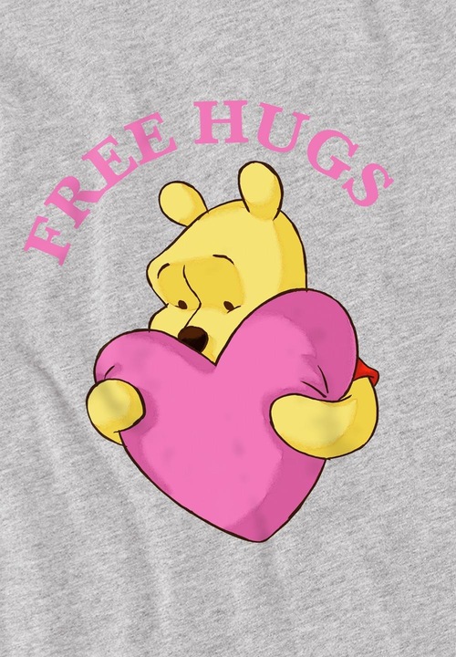 Immagine prodotto Winnie the Pooh Free Hugs Maglietta San Valentino Bambini (140)