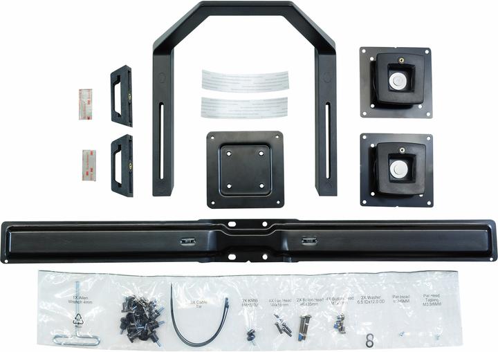 Produktbild Ergotron Dualmonitor und Griff-Kit (Wand, 26", 16.40 kg)