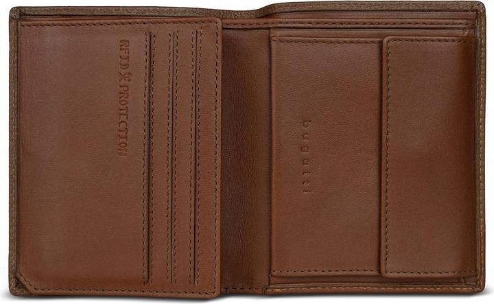 Actual product image Bugatti Due Geldbörse RFID Schutz Leder 9 cm