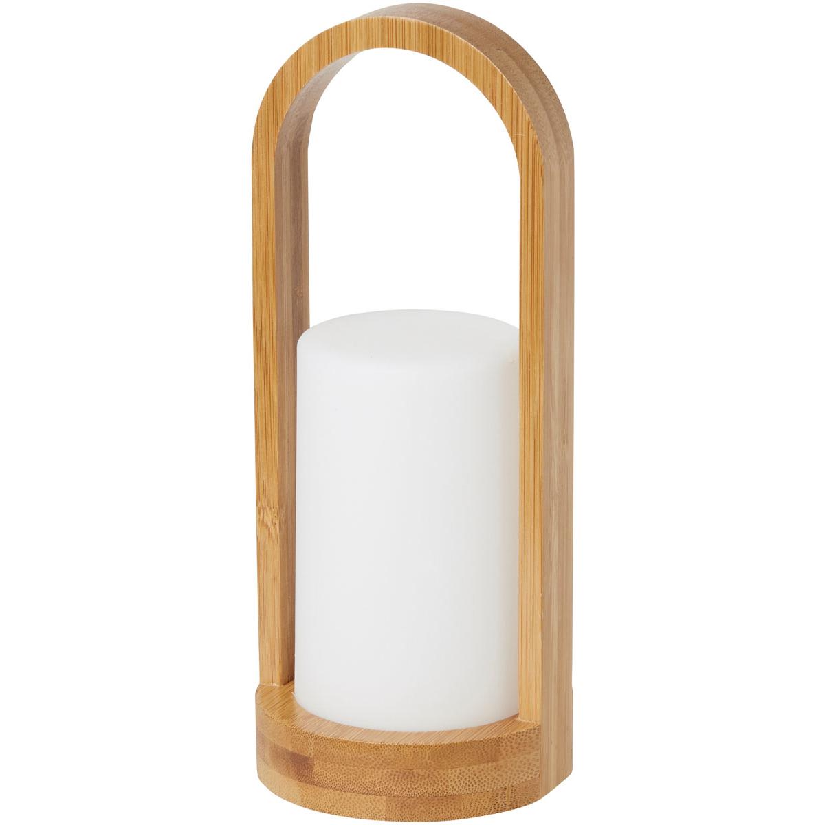 Duni, LED Kerzen, 183179, White, Wood, Bamboo, Ambience, 1 lamp(s), LED, 240 mm (1 x)