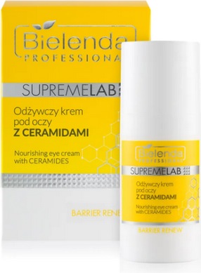 Produktbild Bielenda PROFESSIONAL SupremeLab Barrier Renew Nourishing Eye Cream With Ceramides Odżywczy krem pod (Crème, 15 ml)
