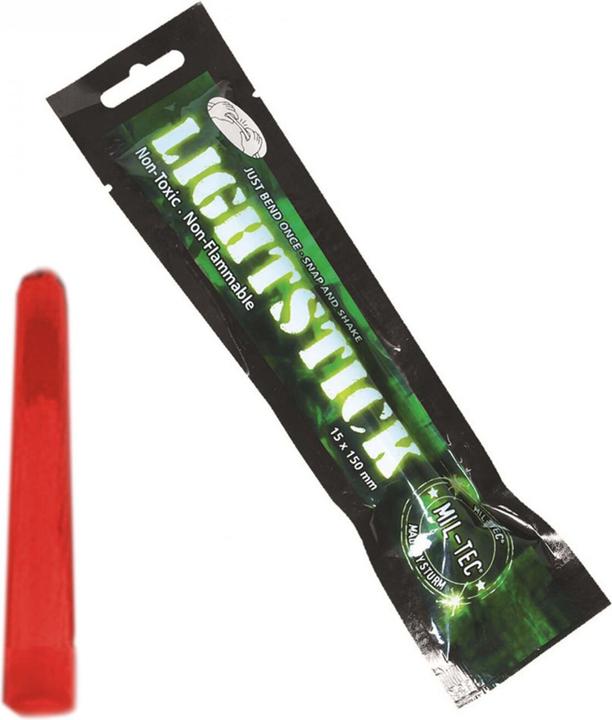 Produktbild Mil-tec Leuchtstab Rot 15cm (1 Stück)