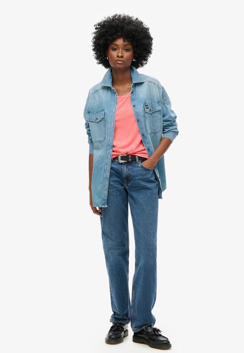 Produktbild Superdry tanktop mit ausschnitt, damen (XS)