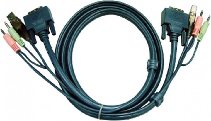Produktbild Aten 2L-7D05UD DVI-D Dual Link-KVM-Kabel mit USB-Steckern