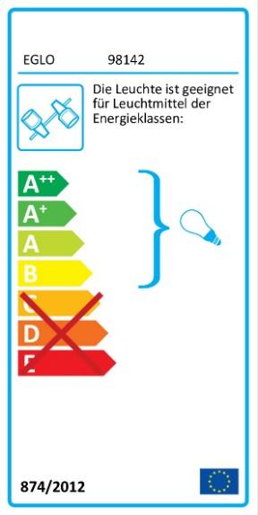 Energy Label EGLO Villabate (E27)