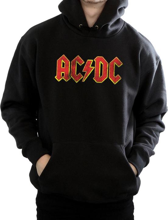 Immagine prodotto AC/DC Distressed Red Logo Felpa con Cappuccio Uomo (XXL)