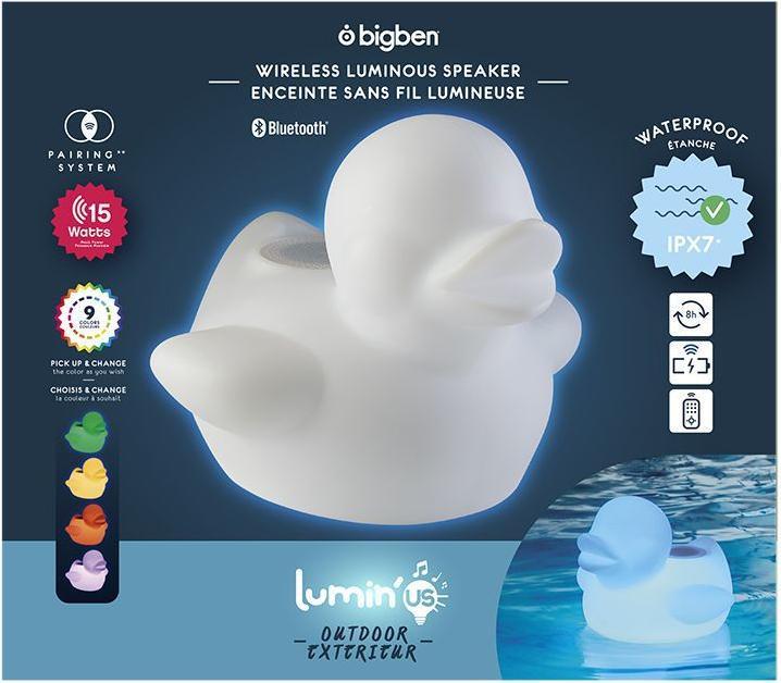 Produktbild Bigben Bluetooth-Speaker Lumin'Us Duck (8 h, Akkubetrieb)