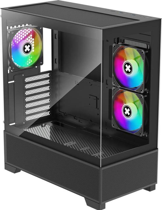 Xilence Gehäuse BEAM Schwarz (XG172) (mATX, ATX, Mini-ITX)