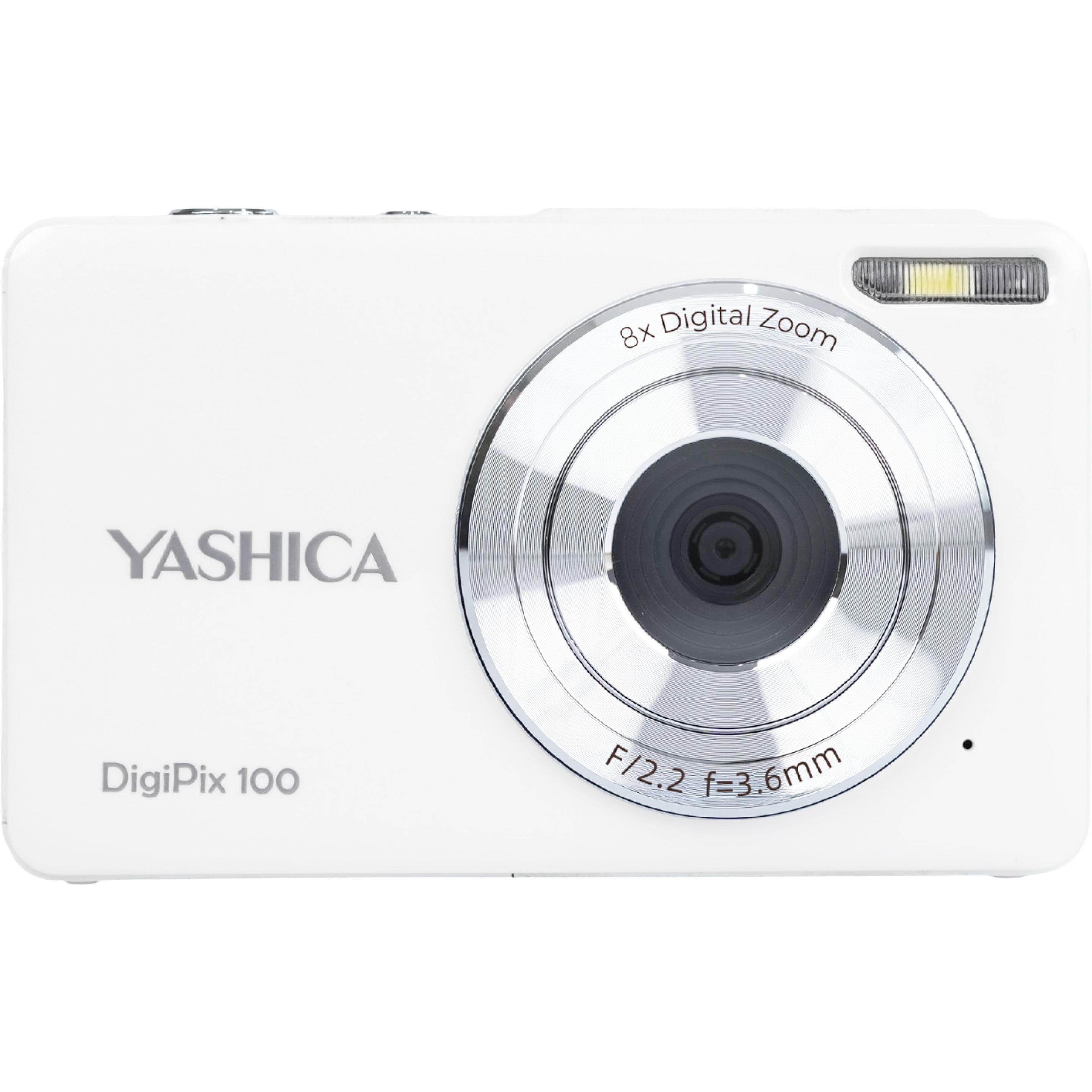 Yashica DigiPix 100 (White) (f = 7,36 mm (≈ 33 mm äquivalent), 5 Mpx) (YAS-DG100PP-WH)