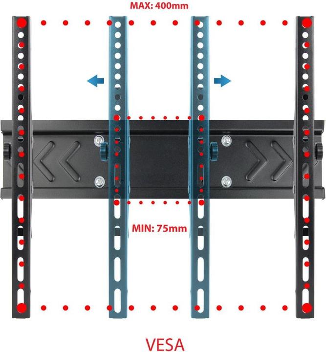 Produktbild Esperanza ERW004 TV-Halterung 26-70" bis zu 55kg (Wand, 55 kg, 26" - 70")
