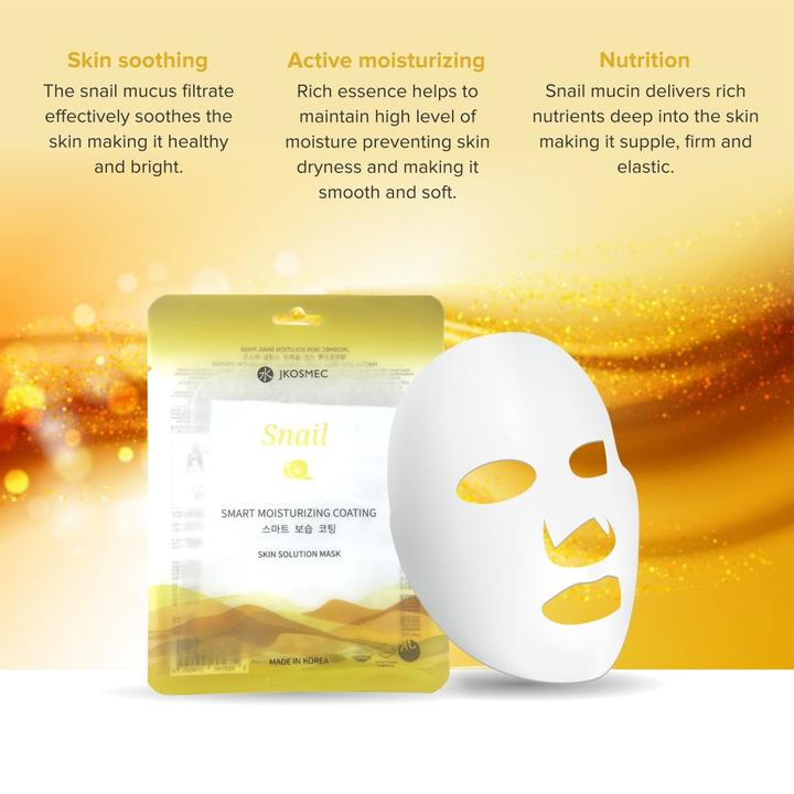 Actual product image JKosmec Skin Solution Snail Mask (25 ml)