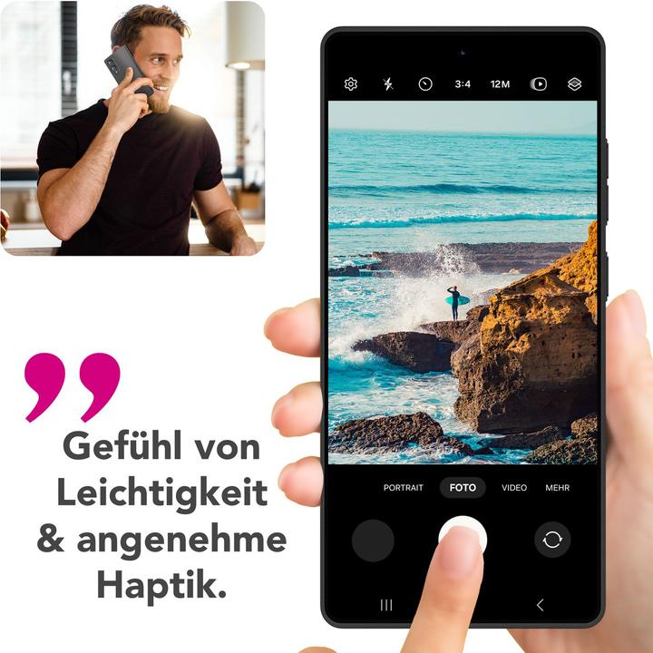 Produktbild Nalia Phantom - 0,3mm Extrem Dünn, Federleicht, Mattiert, Minimalistisch - Ultra-Slim Handycase (Samsung Galaxy S25 Edge)