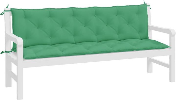 Actual product image VidaXL Garden bench cushions 2 pcs. O x ford fabric (180 x 50 x 7 cm)