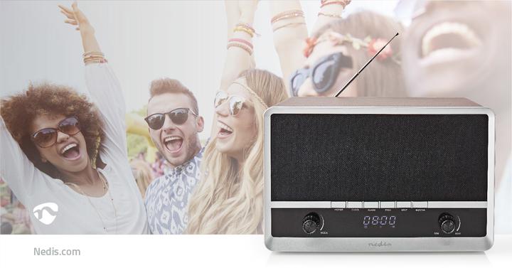 Produktbild Nedis FM-Radio RDFM5200BN (AM, FM, Bluetooth)