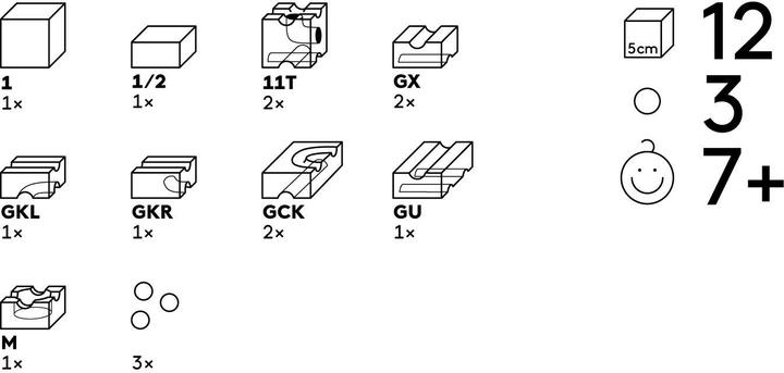 Image du produit Cuboro SUB- le set supplémentaire pour des passages souterrains intelligents
