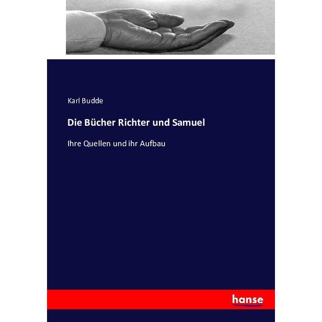Die Bücher Richter und Samuel, Fachbücher von Karl Budde