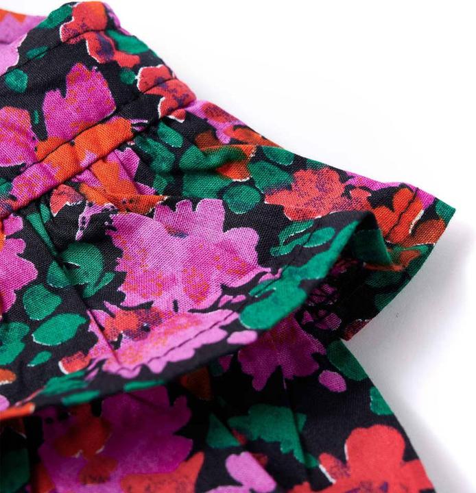 Produktbild vidaXL Kinderkleid mit Langen Ärmeln Knallrosa 140,Material: 95 (140)