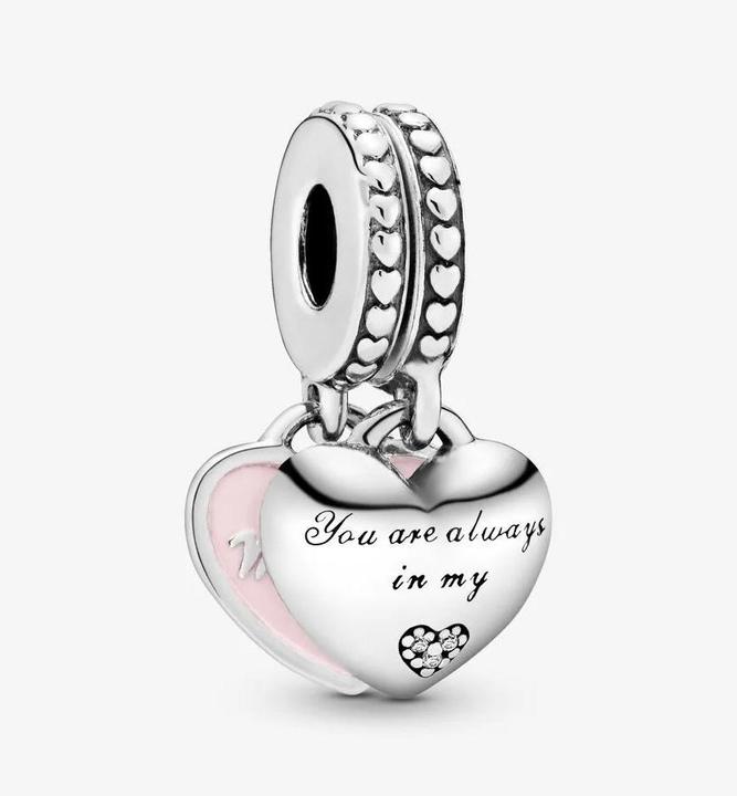 Image du produit Pandora Coeurs mère & fille (Émail, Argent sterling)
