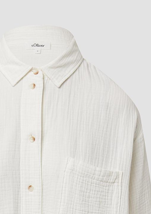 Immagine prodotto s.Oliver Bluse Oversized Bluse aus Musselin (L)