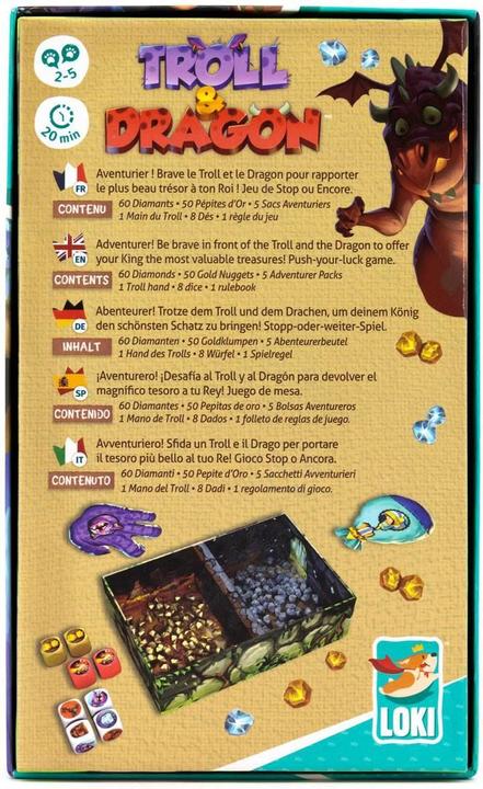 Immagine prodotto Troll e drago (Tedesco, 2 - 5 Giocatori)