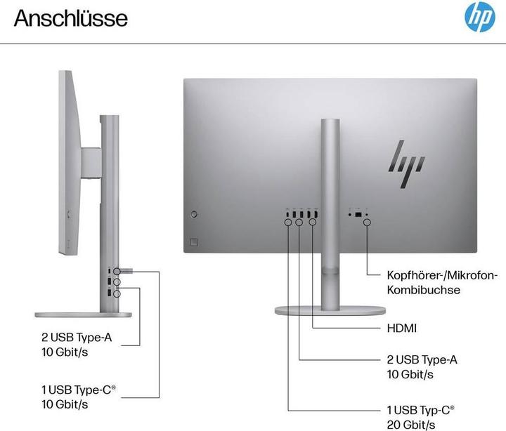 Produktbild HP AIO 27-cr2255ng (512 GB, 16 GB, Intel Core Ultra 5 225U)