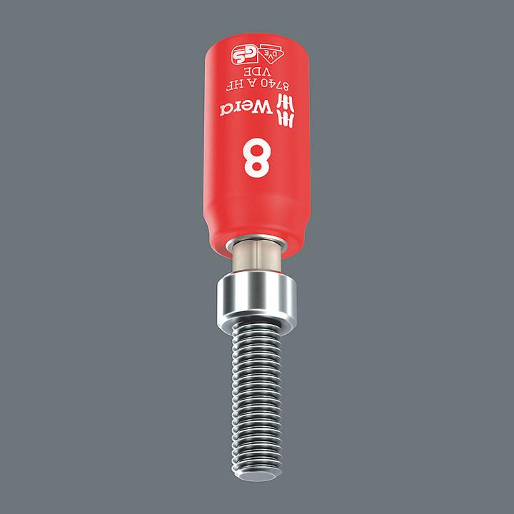 Productafbeelding Wera 8740 A VDE HF Zyklop Bitnuss 1/4, 3mm (3 mm)