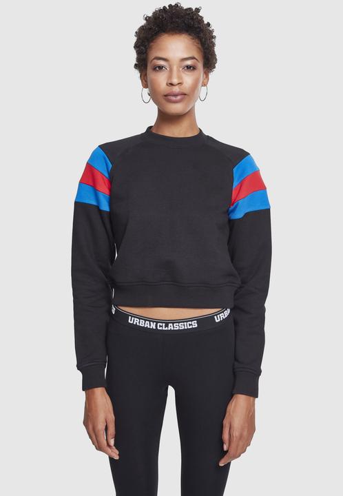 Produktbild Urban Classics Ladies Sleeve Stripe Crew (5XL)