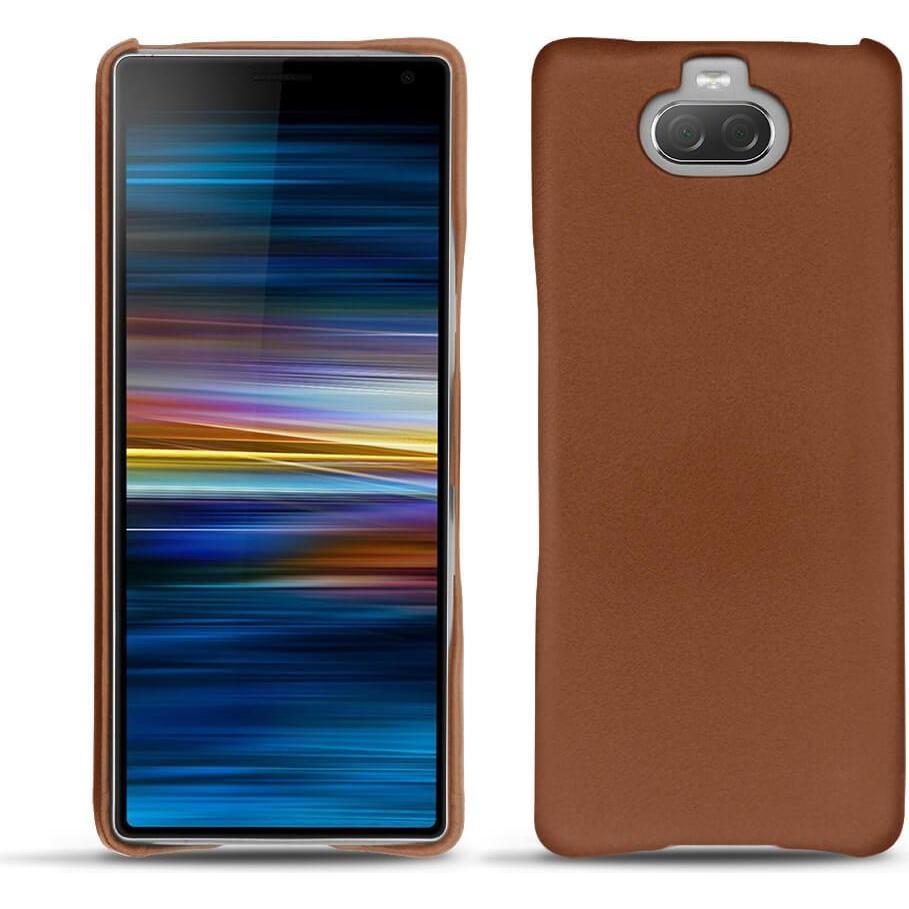 Noreve Lederschutzhülle (Sony Xperia 10), Smartphone Hülle, Braun