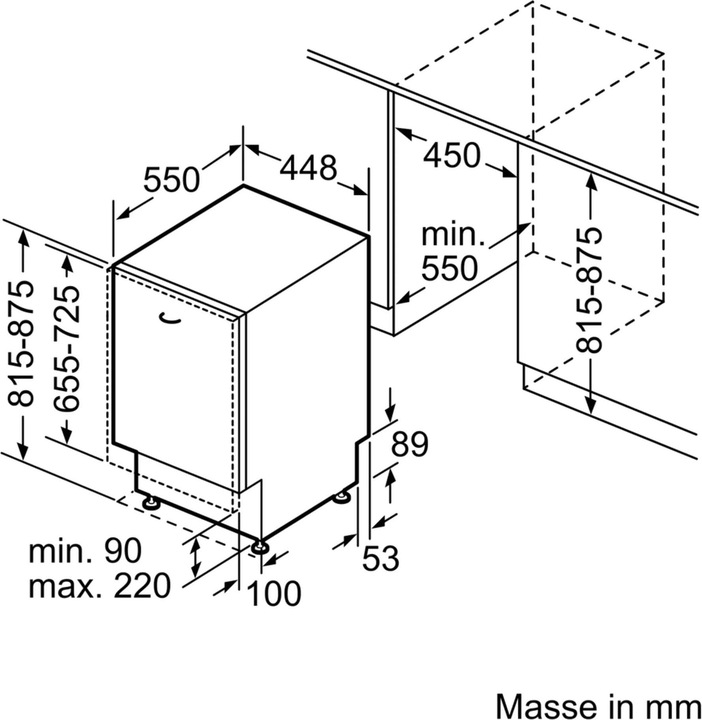 Actual product image Bosch Hausgeräte SPV2HKX39E