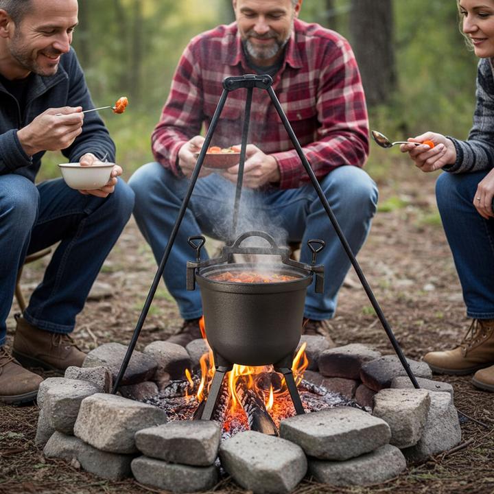 Actual product image Kinghoff Hunting Cast Iron Boiler 7l Eeled Kh-2242