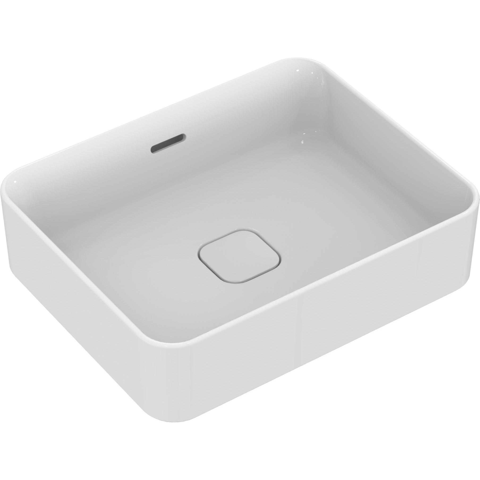 Ideal Standard, Waschbecken, IDS Aufsatzwaschtisch STRADA II m ÜL o HL 500x400x175mm weiss I+ (500 mm, 460 mm)