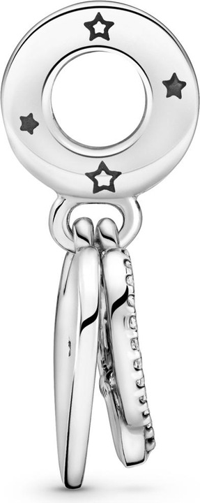 Image du produit Pandora Chats et coeurs sur cintre (Argent sterling 925, Avec pierre(s))