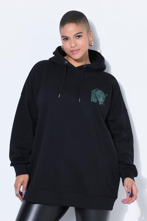 Image du produit Studio Untold Sweat-shirt à capuche oversize, imprimés léopard (50, 52)