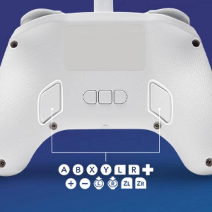 Actual product image PowerA NSW2 Controller Advantage wired Lumectra white (Switch, Switch 2)