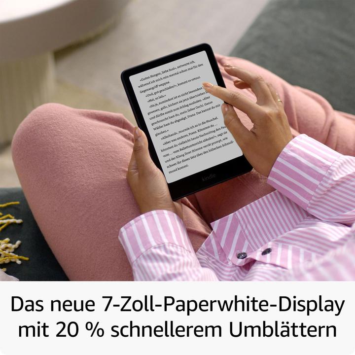 Produktbild Amazon Kindle Paperwhite 2024 (12. Gen) (7", 16 GB, Schwarz)