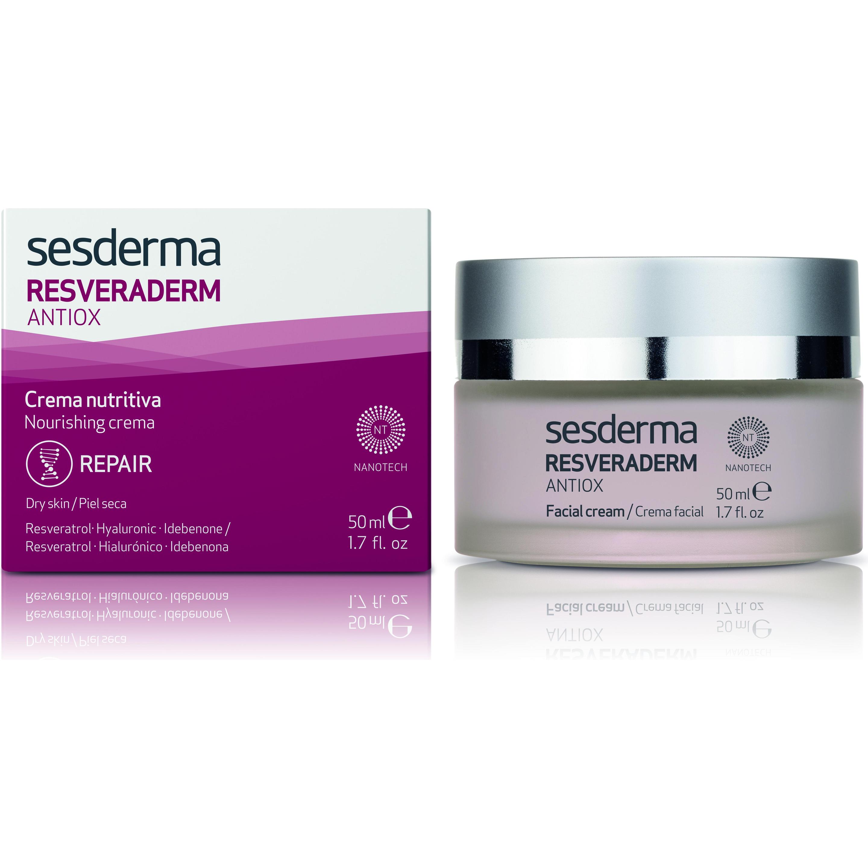 Sesderma, Gesichtscreme, Resveraderm Antiox Nourishing Cream 50 ml (50 ml, 24h Creme)