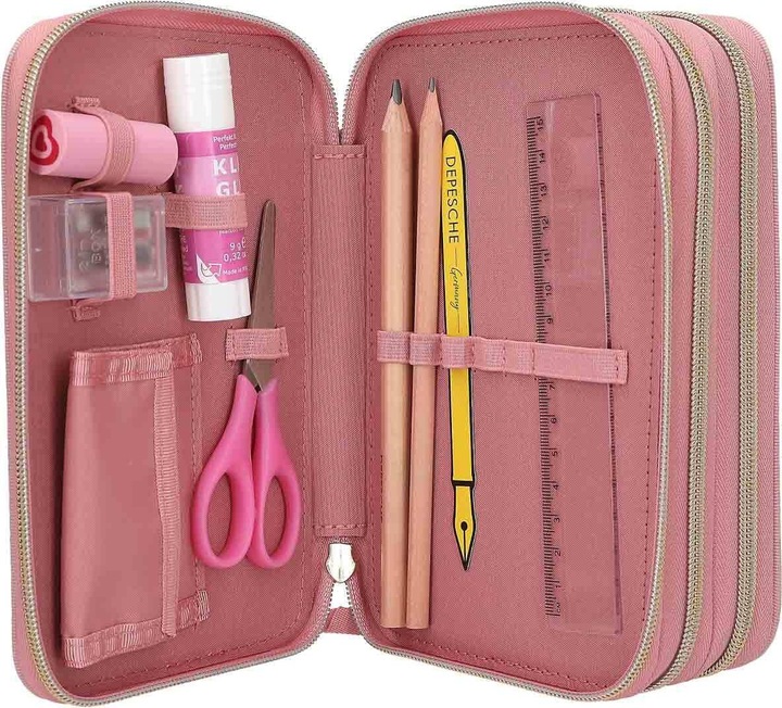 Immagine prodotto Schmidt Spiele Miss Melody - Triple Pencil Case DUSTY ROSE