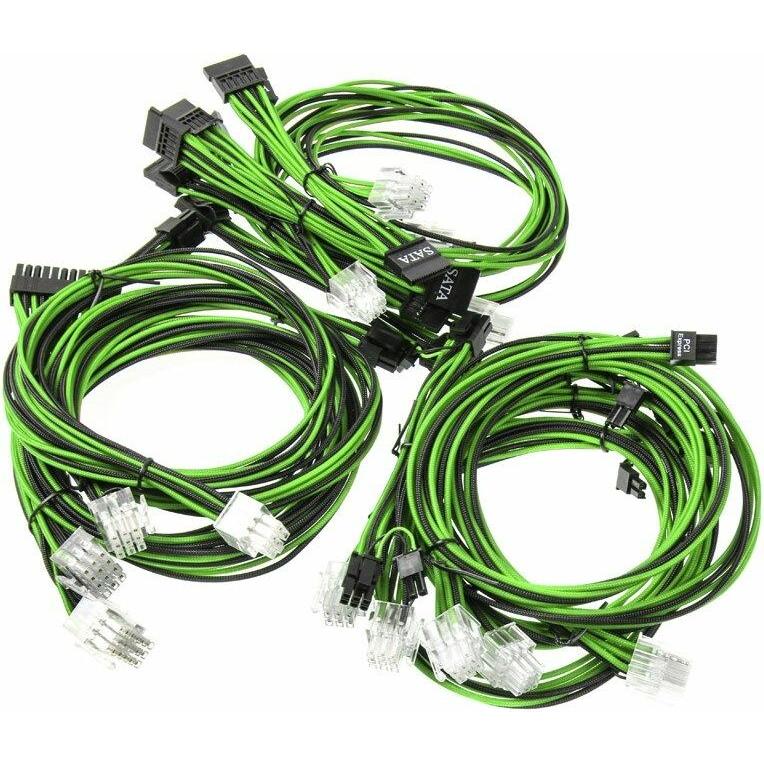 Super Flower Sleeve Cable Kit, PC Netzteil, Schwarz