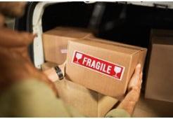 Produktbild Agipa Hinweisetikett "FRAGILE", 60 x 190 mm, nicht abl”sbar