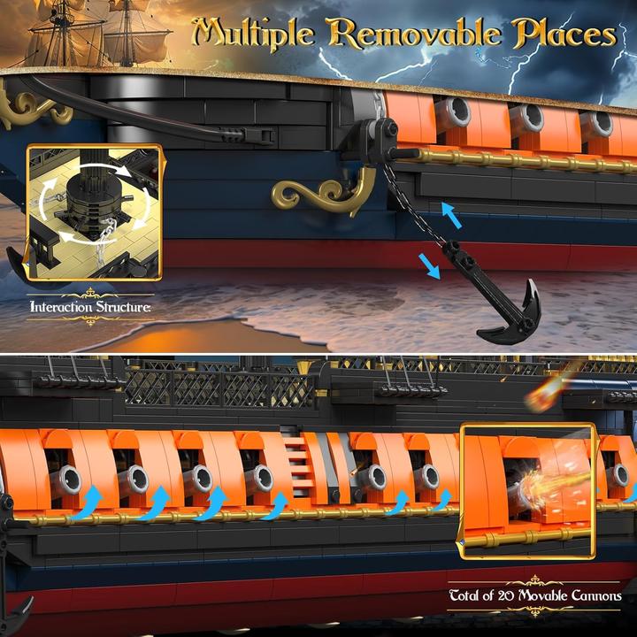Image du produit Mould King Kaiserliche Fregatte