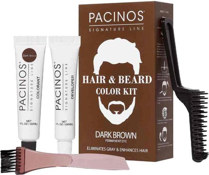 Produktbild Pacinos Signature Line Haar- und Bartfärbeset (brun)