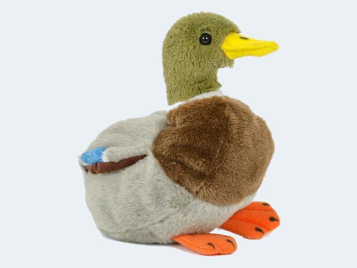 Produktbild Semo Unbekannt Stofftier Ente 18 cm, Kuscheltier Plüschtier, Erpel, Enten Entchen (18 cm)