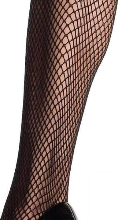 Productafbeelding Leg Avenue Visnetpanty met open kruis Zwart (46, 50)