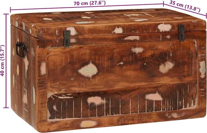 Immagine prodotto VidaXL Scatola portaoggetti (70 x 35 x 40 cm)