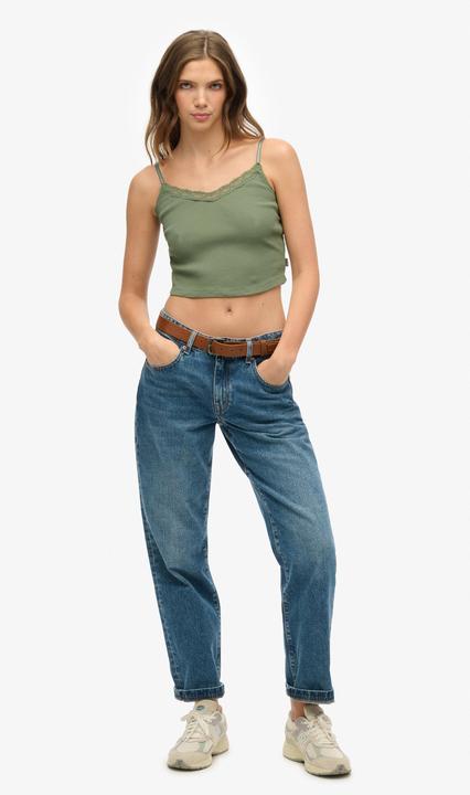 Actual product image Superdry Essential Lace Trim Crop Cami (10XL, 11XL, 12XL)