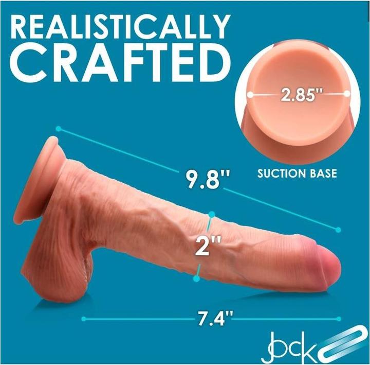 Produktbild Pipedream Dildo Penis Mit Hoden Doppelter Dichte Ungeschnittenes Fleisch 25 cm